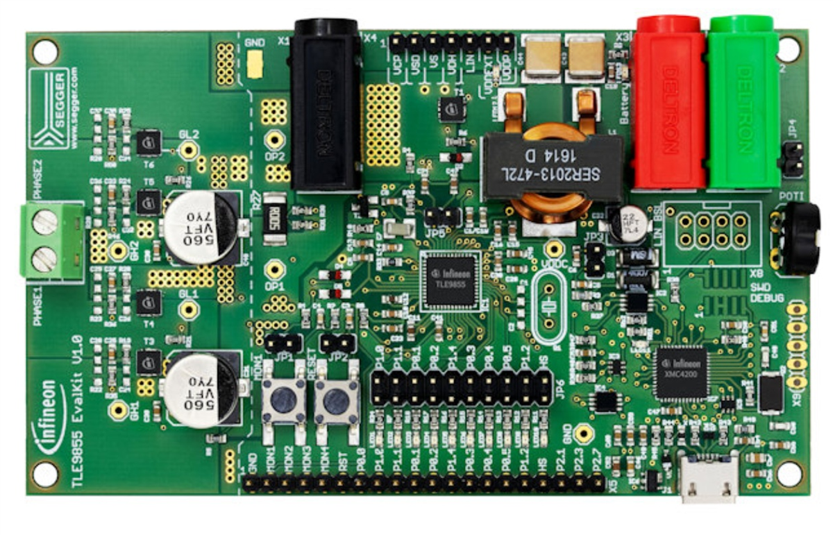 위치 회로 - Infineon Technologies TLE9855QX 평가 키트